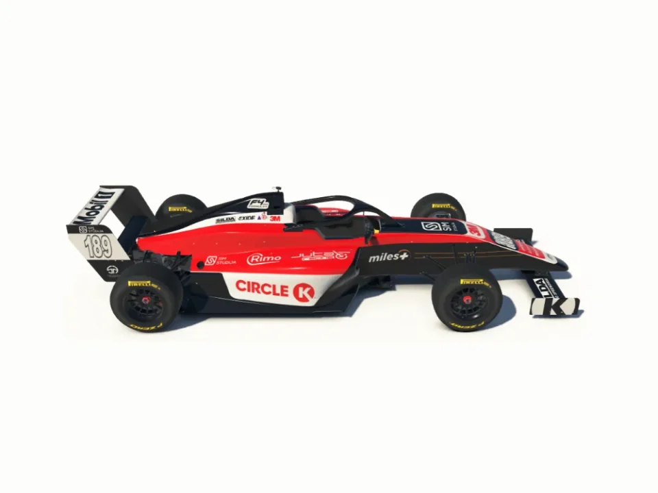 Juta Racing Sim iššūkis F4 automobilis